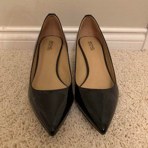 Pleather Michael Kors Kitten Pumps